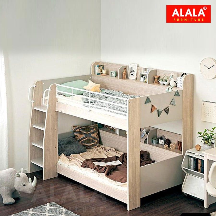 Giường tầng căn hộ ALALA183 – Hệ modul tự chọn kích thước theo yêu cầu