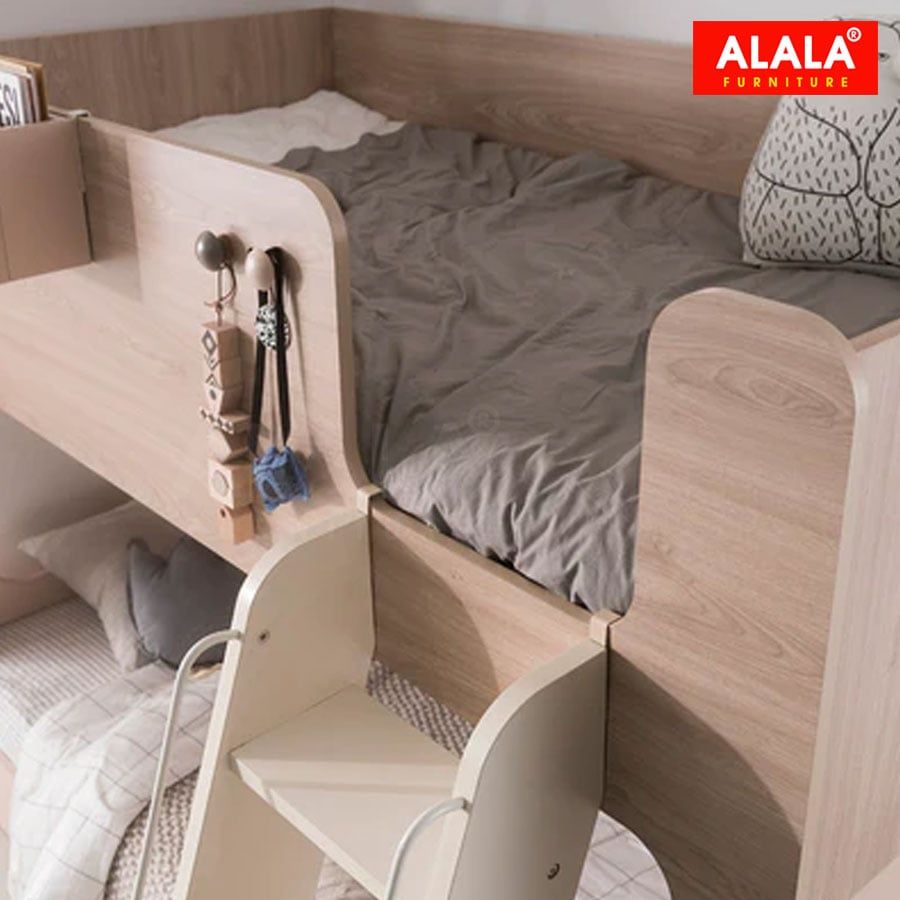 Giường Tầng Sang Trọng ALALA187 – Hệ Kiến Trúc Hình Khối Thông Minh Cho Bé