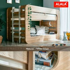 Gường tầng trẻ Em ALALA182 | Giải pháp tùy biến kích thước 1m,1m2,1m4 cho mọi phòng