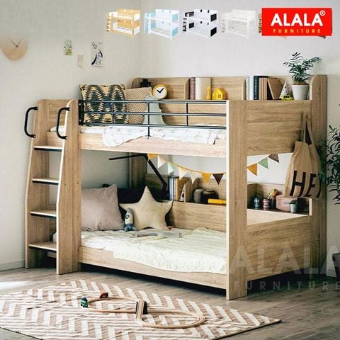 Giường Tầng Cao Cấp ALALA184 – May Đo Kích Thước Linh Hoạt Theo Yêu Cầu