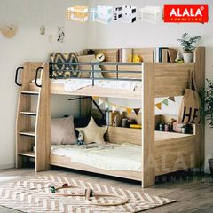 Giường Tầng Cao Cấp ALALA184 – May Đo Kích Thước Linh Hoạt Theo Yêu Cầu