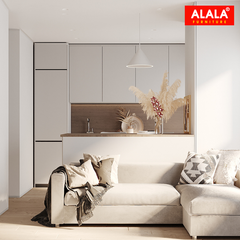 Tủ bếp Wabi Sabi hiện đại mang vẻ đẹp tự nhiên và tinh giản | ALALA508