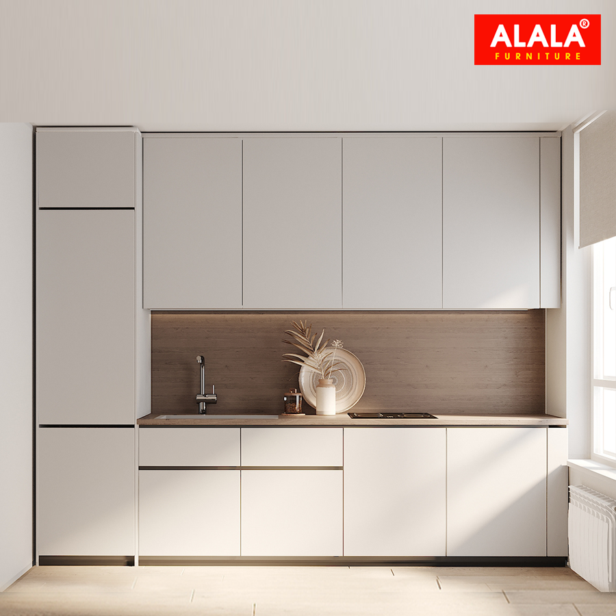 Tủ bếp Wabi Sabi hiện đại mang vẻ đẹp tự nhiên và tinh giản | ALALA508