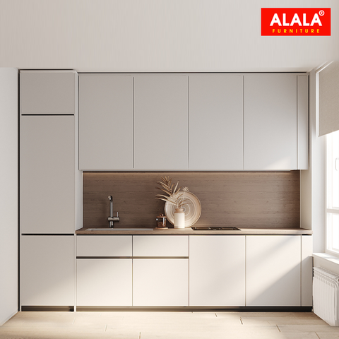 Tủ bếp Wabi Sabi hiện đại mang vẻ đẹp tự nhiên và tinh giản | ALALA508