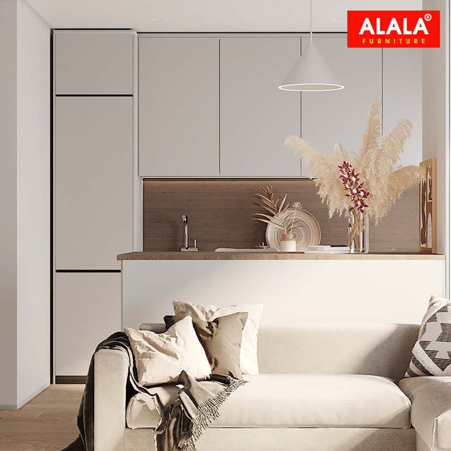 Tủ bếp Wabi Sabi hiện đại mang vẻ đẹp tự nhiên và tinh giản | ALALA508