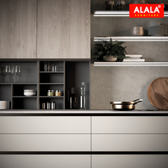 Tủ bếp hiện đại sang trọng cho căn hộ cao cấp | ALALA502