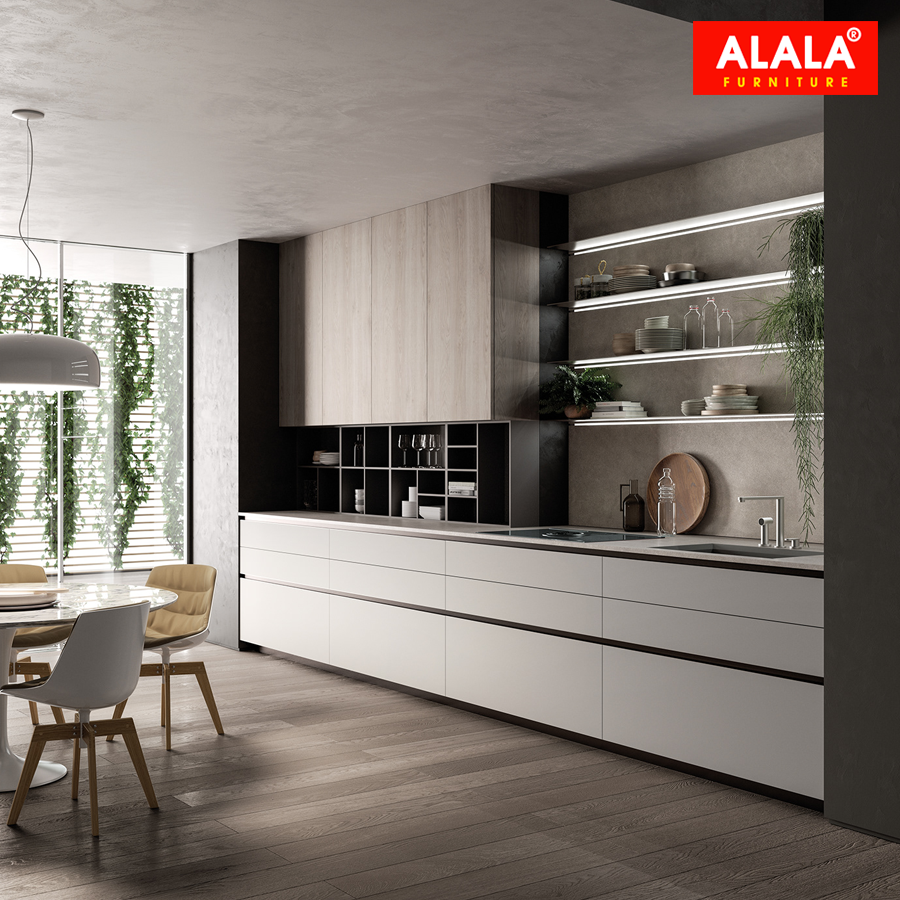 Tủ bếp hiện đại sang trọng cho căn hộ cao cấp | ALALA502
