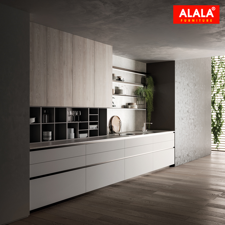 Tủ bếp hiện đại sang trọng cho căn hộ cao cấp | ALALA502