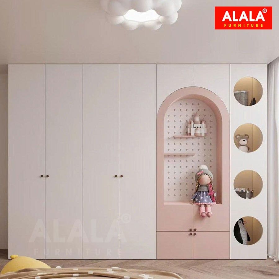 Tủ quần áo trẻ em ALALA1307 - tối ưu không gian học và chơi của bé