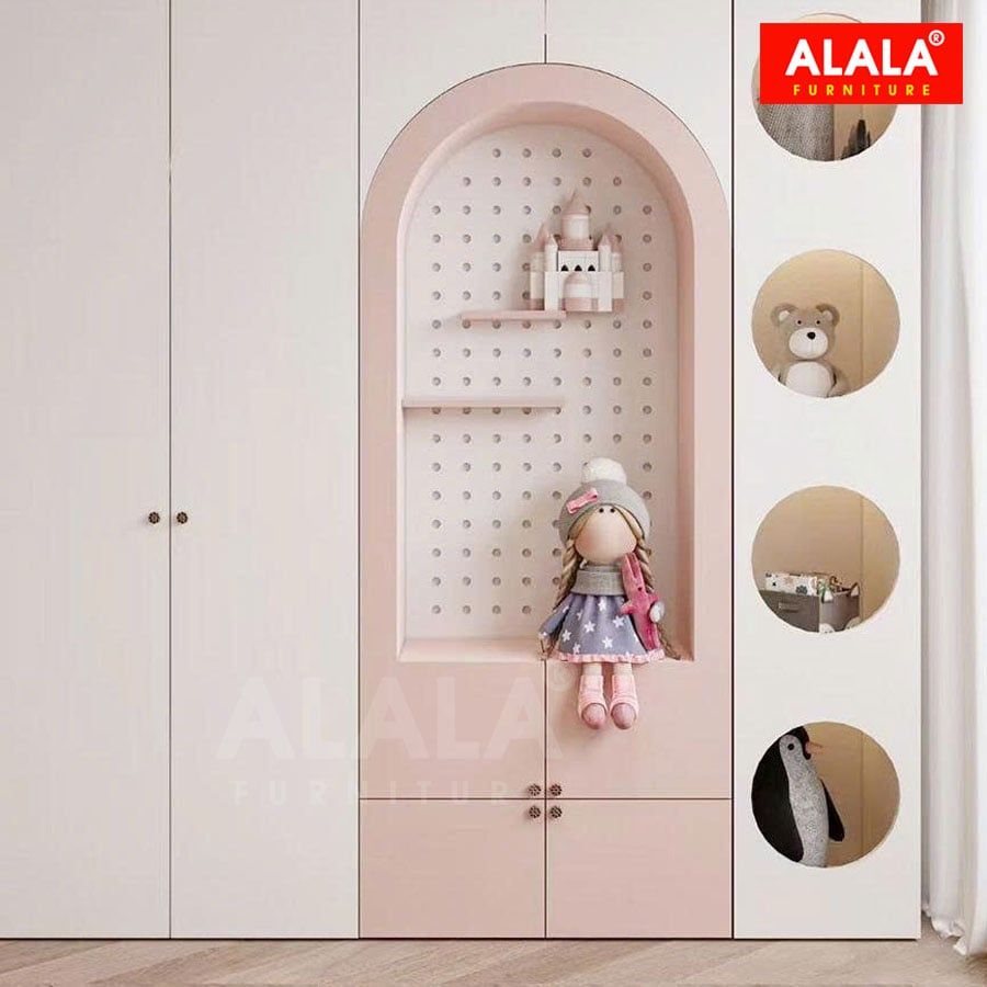Tủ quần áo trẻ em ALALA1307 - tối ưu không gian học và chơi của bé