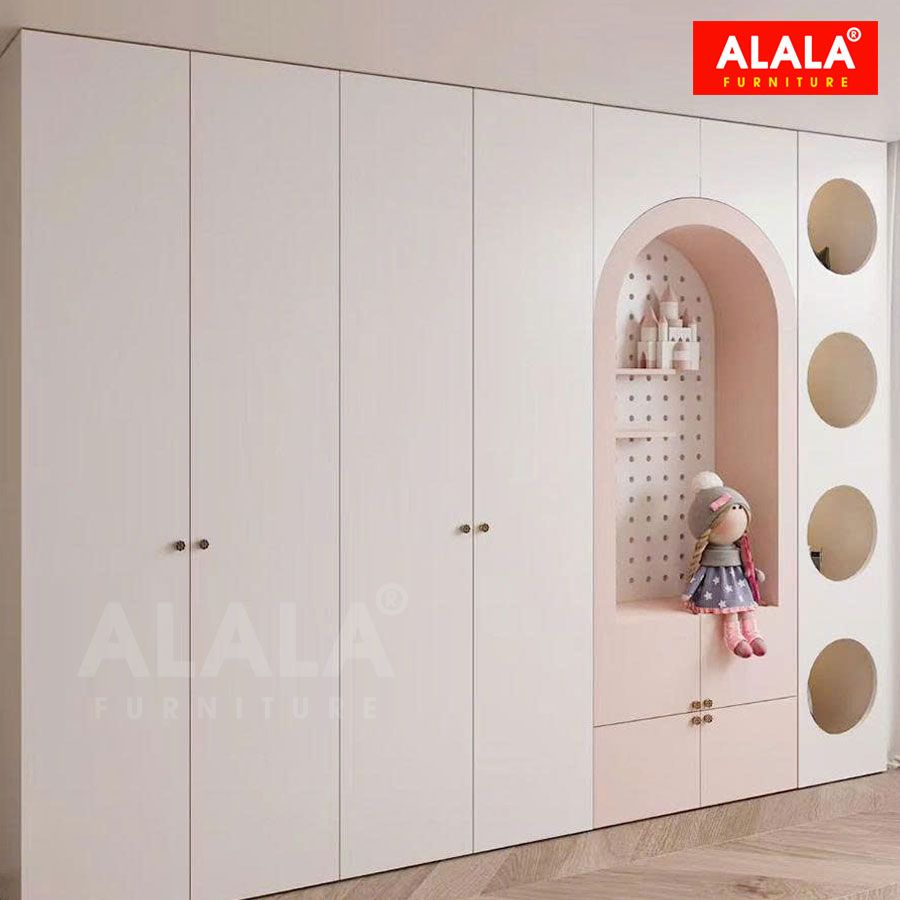 Tủ quần áo trẻ em ALALA1307 - tối ưu không gian học và chơi của bé