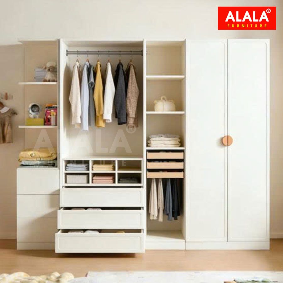 Tủ quần áo trẻ em ALALA1308 - giải pháp hoàn hảo cho phòng ngủ chung