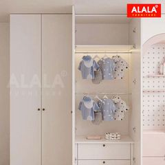 Tủ quần áo trẻ em ALALA1307 - tối ưu không gian học và chơi của bé