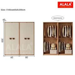 Tủ quần áo trẻ em ALALA1310 - xu hướng nội thất thông minh cho bé