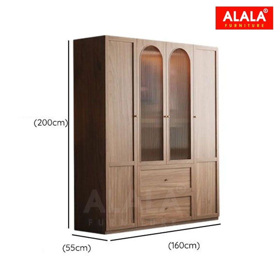 Tủ quần áo ALALA1065 | thiết kế hiện đại, tối ưu lưu trữ cho phòng ngủ sang trọng