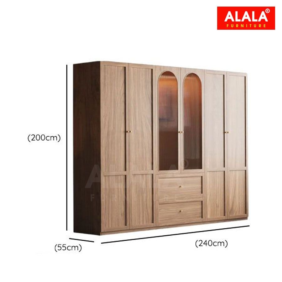 Tủ quần áo ALALA1065 | thiết kế hiện đại, tối ưu lưu trữ cho phòng ngủ sang trọng