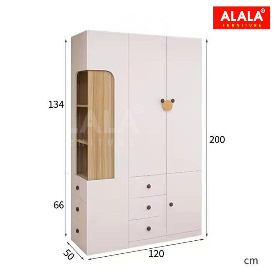 Tủ quần áo trẻ em ALALA1304 - giải pháp rèn tính tự lập cho con