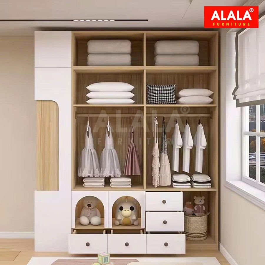 Tủ quần áo trẻ em ALALA1304 - giải pháp rèn tính tự lập cho con
