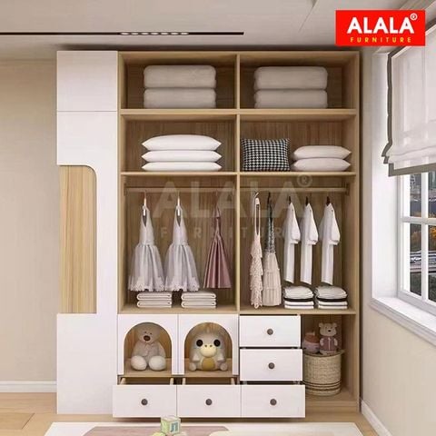 Tủ quần áo trẻ em ALALA1304 - giải pháp rèn tính tự lập cho con