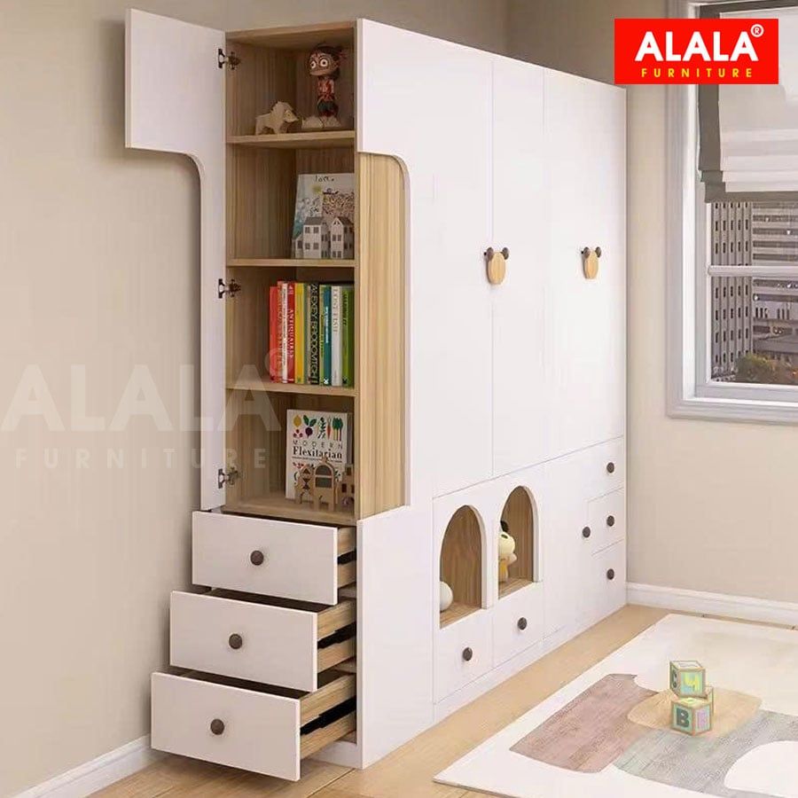 Tủ quần áo trẻ em ALALA1304 - giải pháp rèn tính tự lập cho con