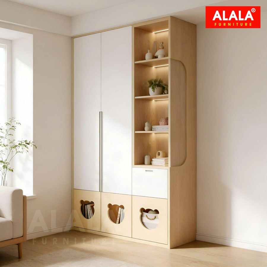 Tủ quần áo trẻ em ALALA1305 - giải pháp lưu trữ trọn đời cho bé