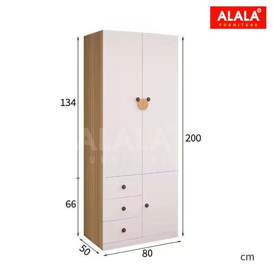 Tủ quần áo trẻ em ALALA1304 - giải pháp rèn tính tự lập cho con