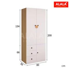 Tủ quần áo trẻ em ALALA1304 - giải pháp rèn tính tự lập cho con