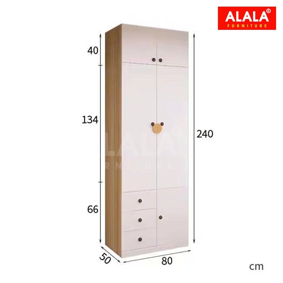 Tủ quần áo trẻ em ALALA1304 - giải pháp rèn tính tự lập cho con