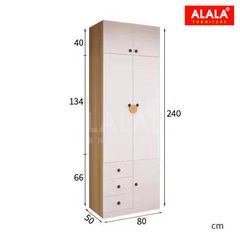 Tủ quần áo trẻ em ALALA1304 - giải pháp rèn tính tự lập cho con