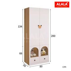 Tủ quần áo trẻ em ALALA1304 - giải pháp rèn tính tự lập cho con