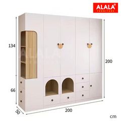 Tủ quần áo trẻ em ALALA1304 - giải pháp rèn tính tự lập cho con