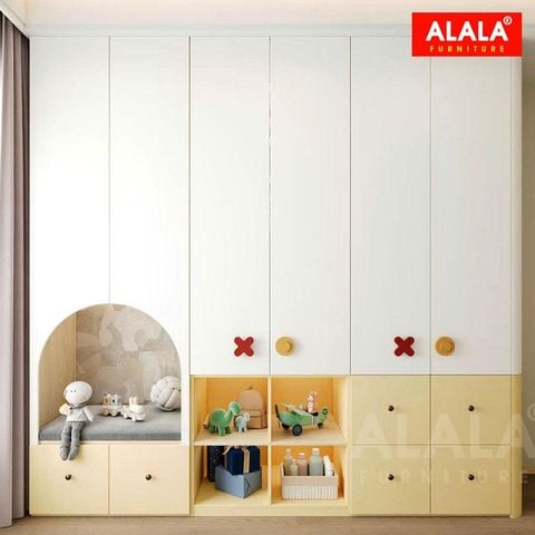 Tủ quần áo trẻ em ALALA1301 - gỗ MDF HMR lõi xanh cao cấp