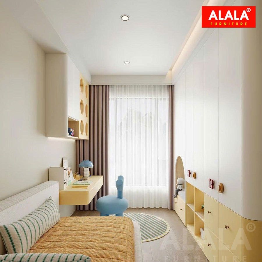 Tủ quần áo trẻ em ALALA1301 - gỗ MDF HMR lõi xanh cao cấp