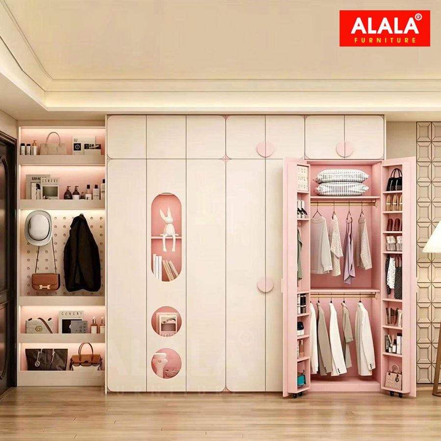 Tủ quần áo trẻ em ALALA1309 - giải pháp cho phòng ngủ dưới 10m2