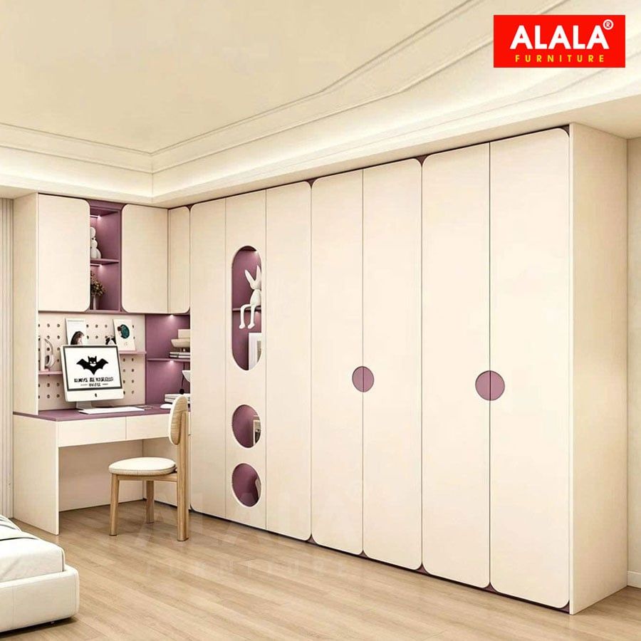 Tủ quần áo trẻ em ALALA1309 - giải pháp cho phòng ngủ dưới 10m2