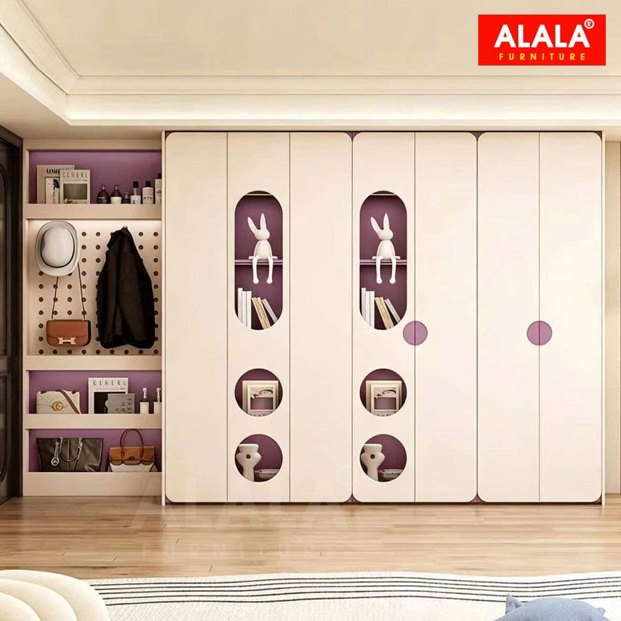 Tủ quần áo trẻ em ALALA1309 - giải pháp cho phòng ngủ dưới 10m2