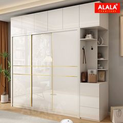 Tủ quần áo ALALA1068 cánh Acrylic - Giải pháp tối ưu cho phòng ngủ hiện đại