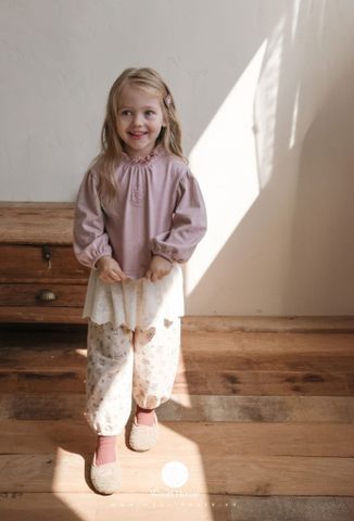 FL - Aó Innes cổ ren nhún Special