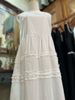 ME - SUM0226 - Mom Váy cotton sát nách thân phối bèo