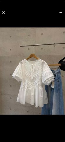MOm - Áo Mia peplum ren chéo