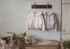 FL - AUT0426  Áo khoác nỉ Oatmeal Hoodie gấu ren