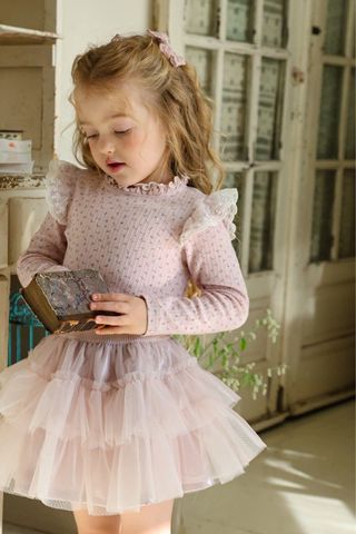 FL - Aó thun Cleo hoa nhí cánh tiên