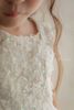 HBB - SUM0226 - Váy Fleur hoa nổi đính kim sa phủ organza bồng mềm