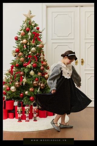 ND - Váy Twinkle Bell phối nhung