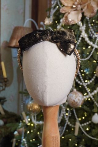 ND - Bờm nơ blink đính trai & pha lê