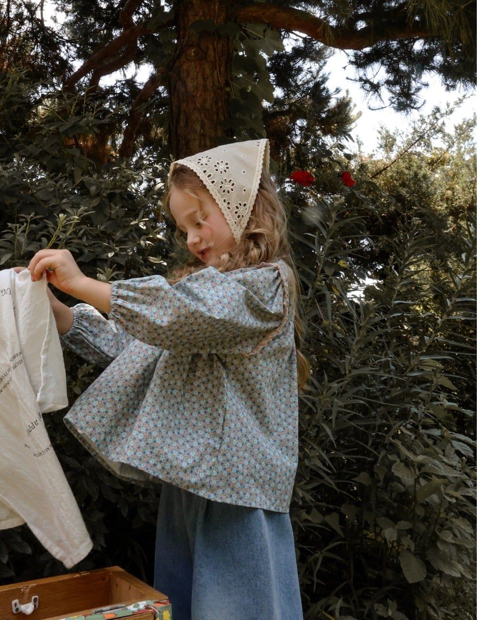 FL - AUT0326 Áo Blossom blouse hoa nhí