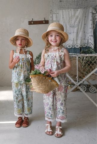Fl - SUM0226 Quần dài Tinklebell hoa lá