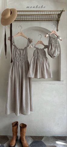 MBB - SUM0226 Váy May kẻ cánh tiên