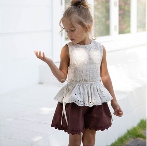 NN - SUM0226 Áo Lily peplum sát nách