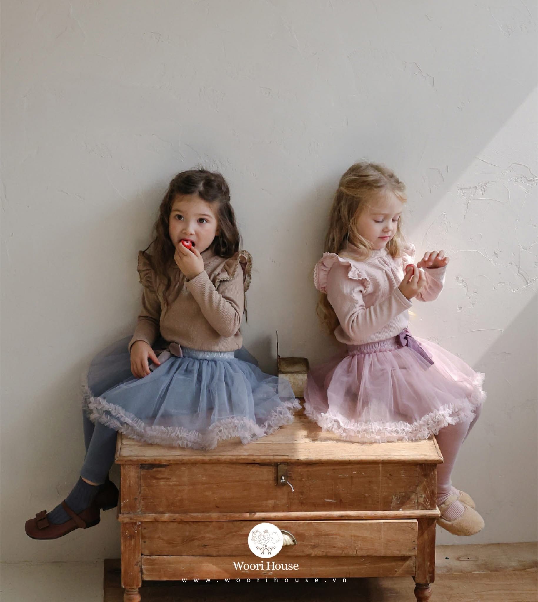 FL - Chân váy Lucia voan bồng liền legging